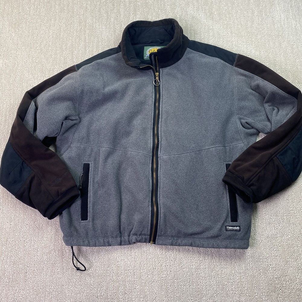 Cabelas Thinsulate Jacket Mens XL‎ Polyester Long Sleeve
